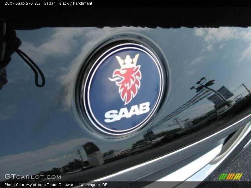 Black / Parchment 2007 Saab 9-5 2.3T Sedan