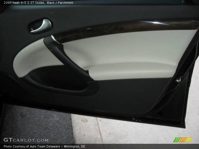 Black / Parchment 2007 Saab 9-5 2.3T Sedan