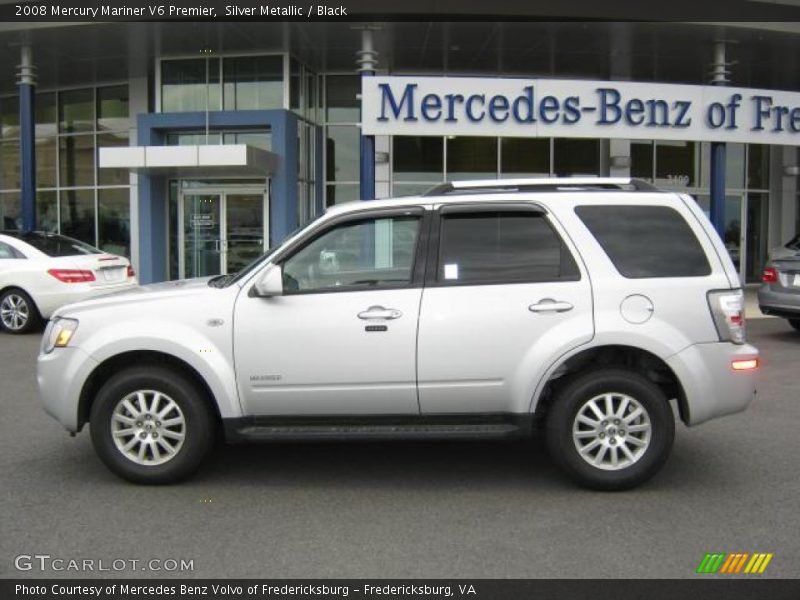 Silver Metallic / Black 2008 Mercury Mariner V6 Premier