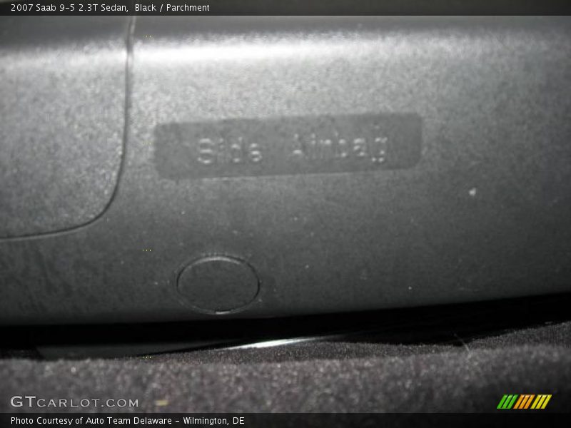 Black / Parchment 2007 Saab 9-5 2.3T Sedan