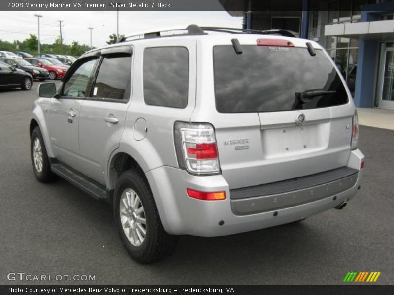 Silver Metallic / Black 2008 Mercury Mariner V6 Premier