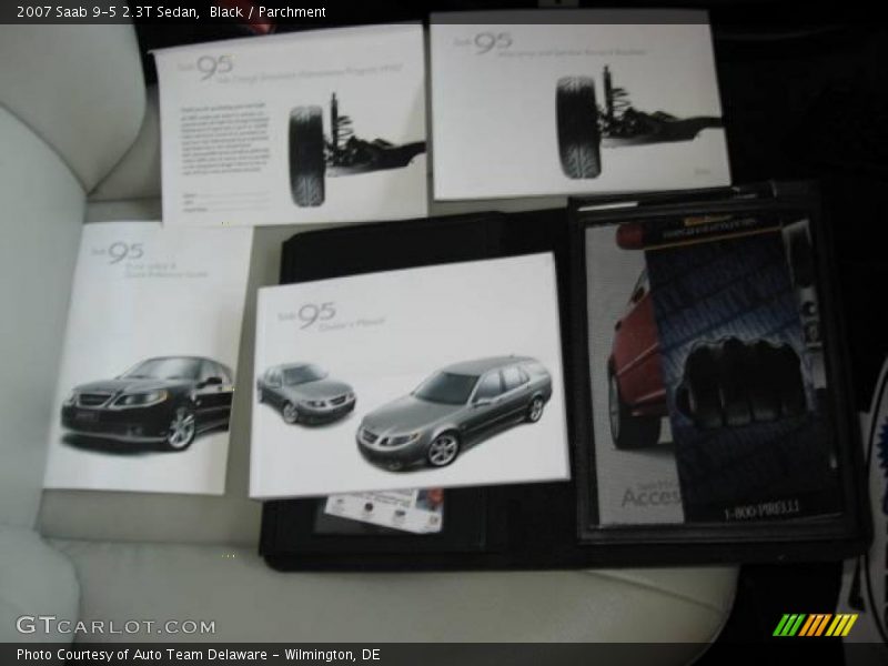 Black / Parchment 2007 Saab 9-5 2.3T Sedan