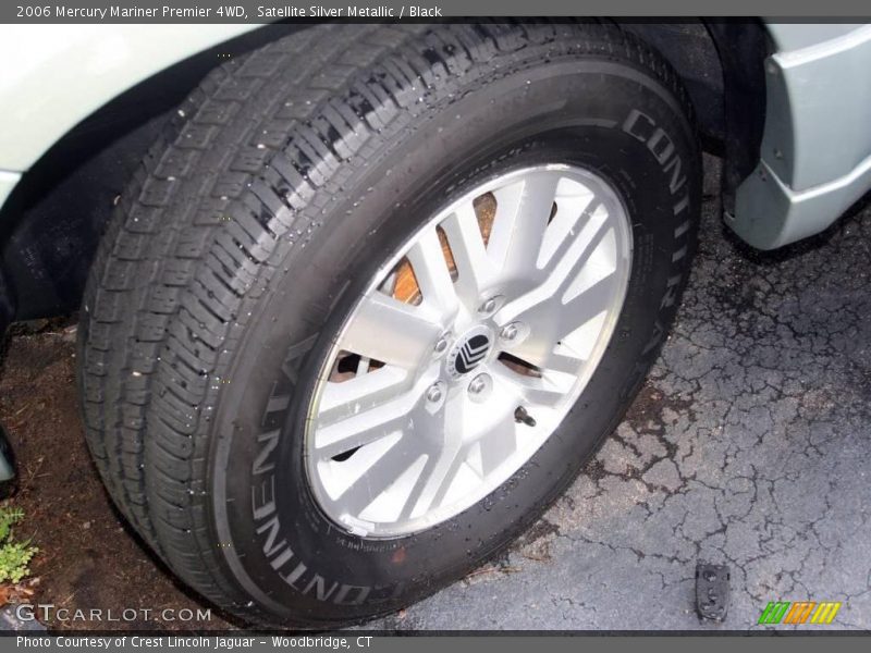 Satellite Silver Metallic / Black 2006 Mercury Mariner Premier 4WD