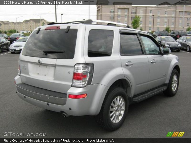 Silver Metallic / Black 2008 Mercury Mariner V6 Premier
