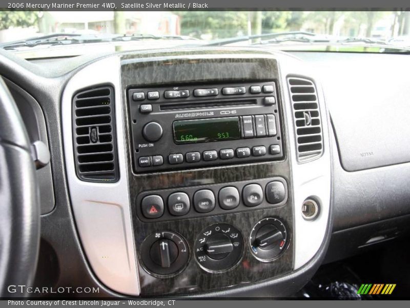Satellite Silver Metallic / Black 2006 Mercury Mariner Premier 4WD