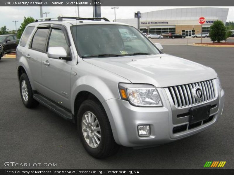 Silver Metallic / Black 2008 Mercury Mariner V6 Premier