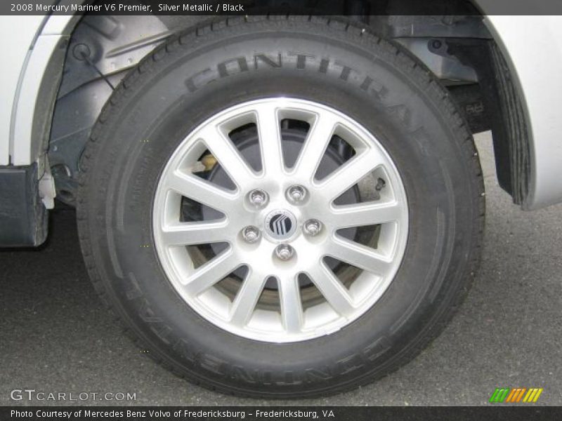 Silver Metallic / Black 2008 Mercury Mariner V6 Premier