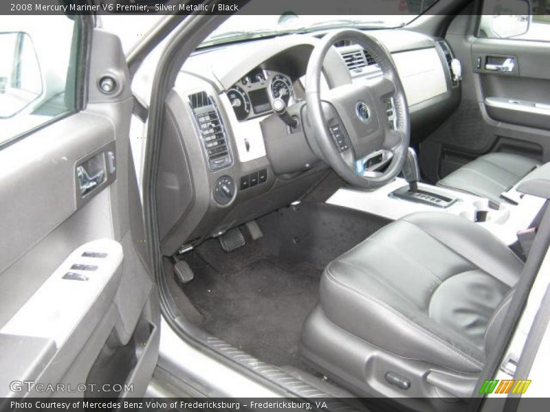 Silver Metallic / Black 2008 Mercury Mariner V6 Premier
