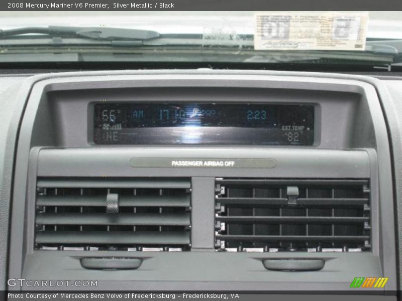 Silver Metallic / Black 2008 Mercury Mariner V6 Premier