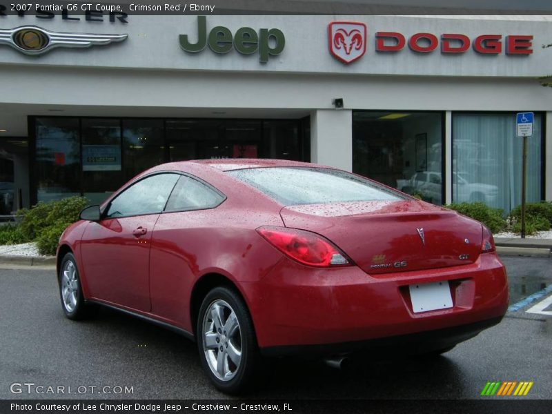 Crimson Red / Ebony 2007 Pontiac G6 GT Coupe