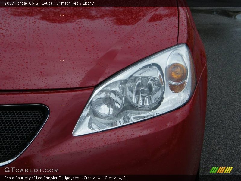 Crimson Red / Ebony 2007 Pontiac G6 GT Coupe