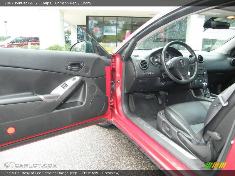 Crimson Red / Ebony 2007 Pontiac G6 GT Coupe