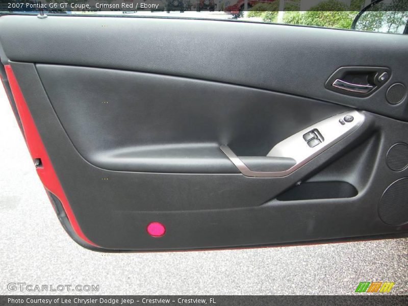 Crimson Red / Ebony 2007 Pontiac G6 GT Coupe