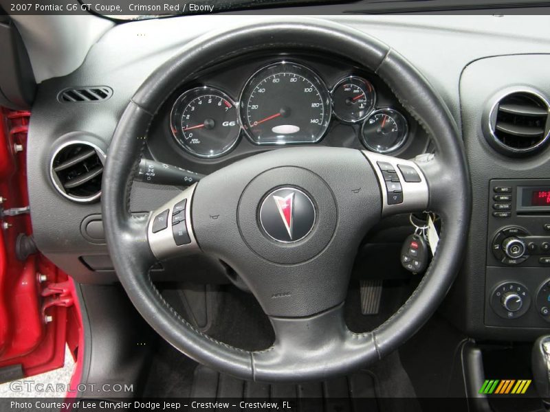 Crimson Red / Ebony 2007 Pontiac G6 GT Coupe