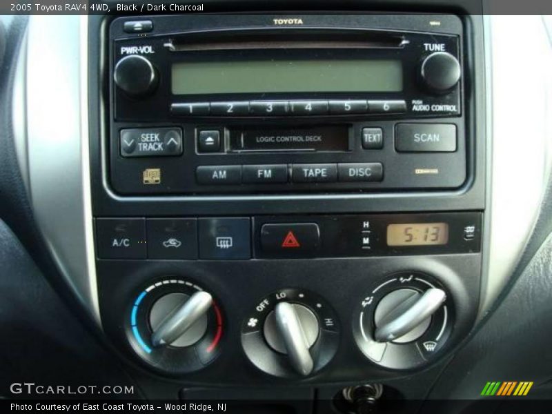 Black / Dark Charcoal 2005 Toyota RAV4 4WD