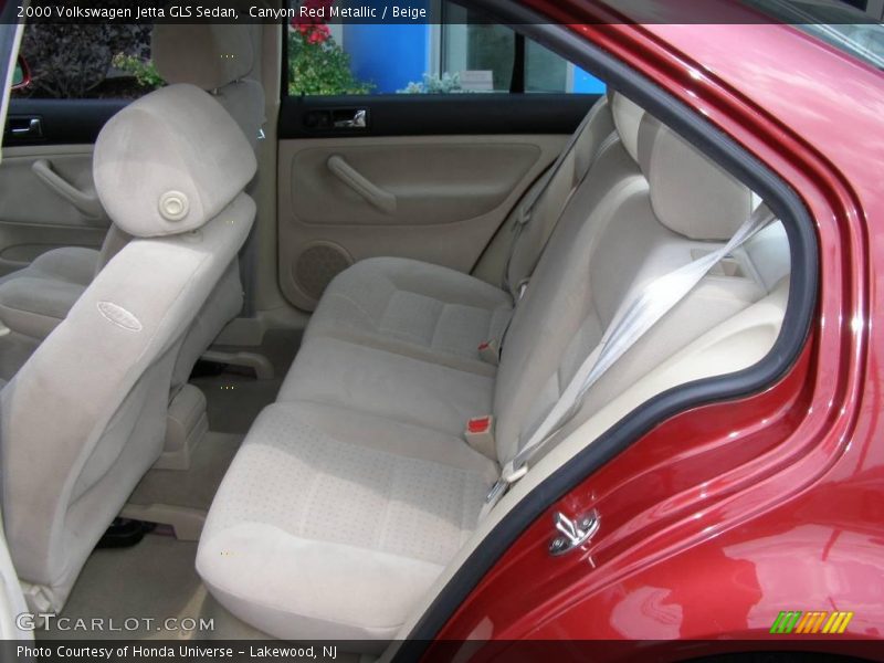 Canyon Red Metallic / Beige 2000 Volkswagen Jetta GLS Sedan
