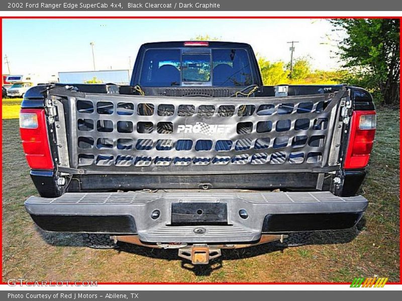 Black Clearcoat / Dark Graphite 2002 Ford Ranger Edge SuperCab 4x4