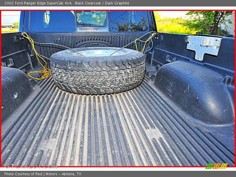 Black Clearcoat / Dark Graphite 2002 Ford Ranger Edge SuperCab 4x4