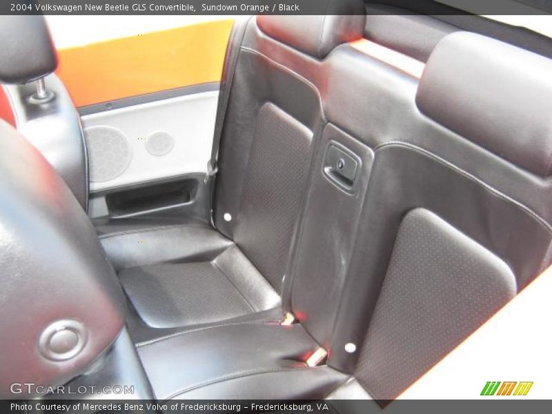 Sundown Orange / Black 2004 Volkswagen New Beetle GLS Convertible