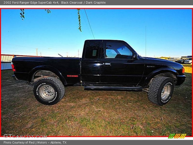 Black Clearcoat / Dark Graphite 2002 Ford Ranger Edge SuperCab 4x4