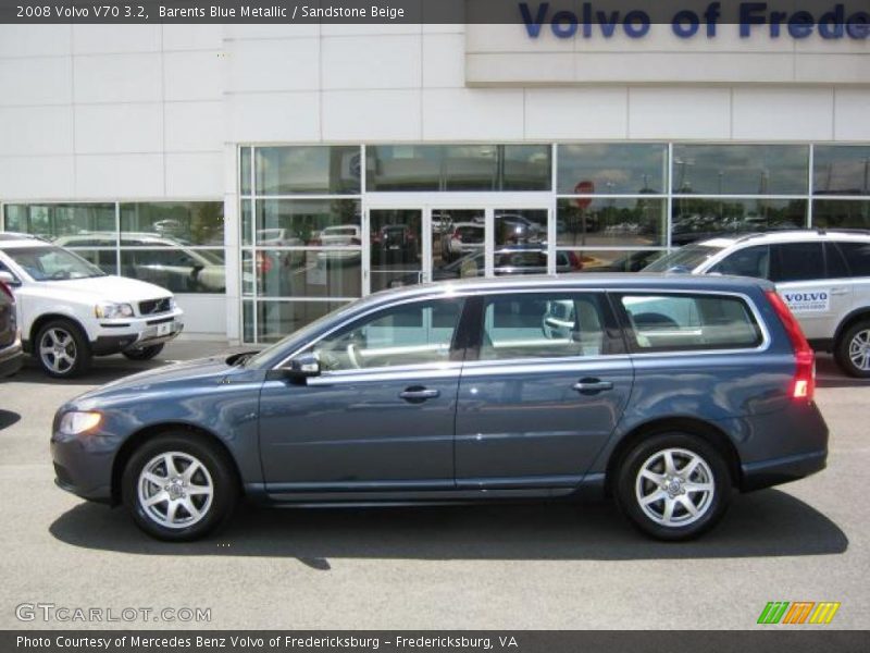 Barents Blue Metallic / Sandstone Beige 2008 Volvo V70 3.2