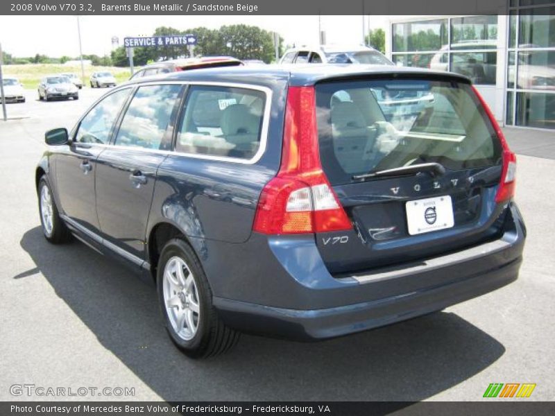 Barents Blue Metallic / Sandstone Beige 2008 Volvo V70 3.2
