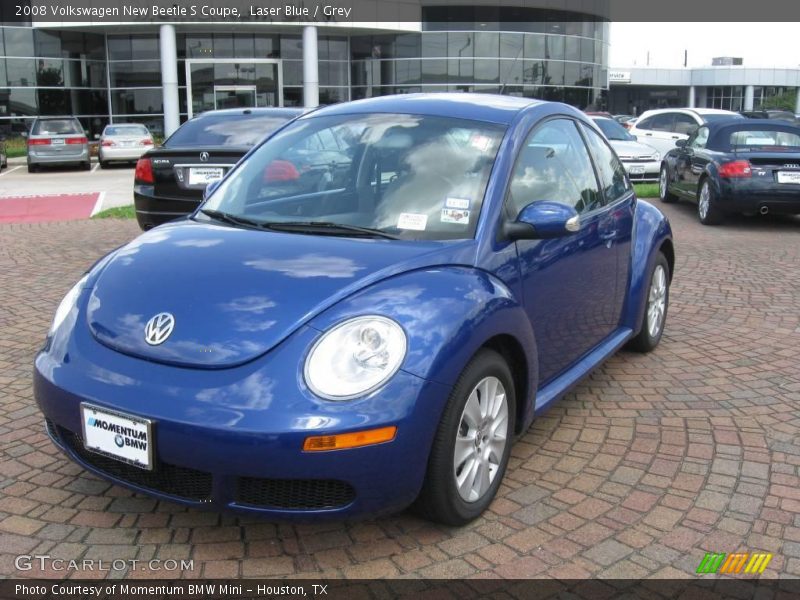 Laser Blue / Grey 2008 Volkswagen New Beetle S Coupe