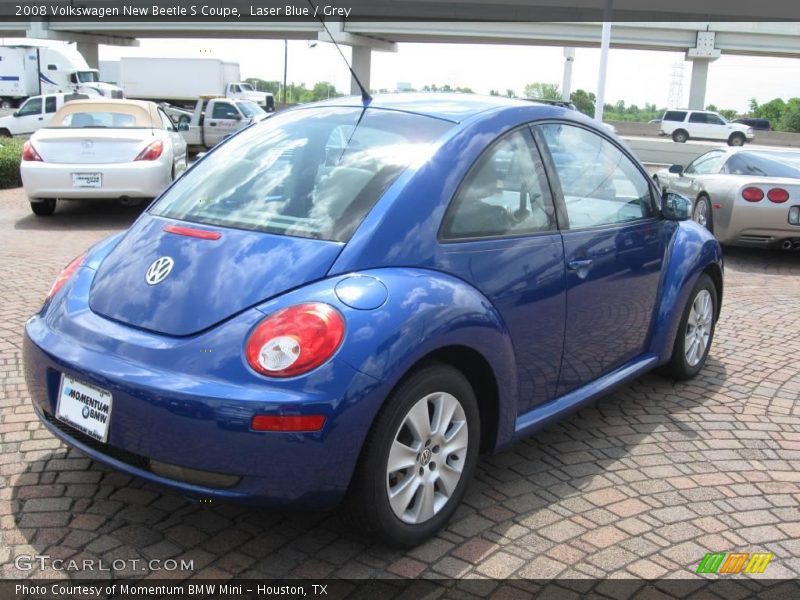 Laser Blue / Grey 2008 Volkswagen New Beetle S Coupe