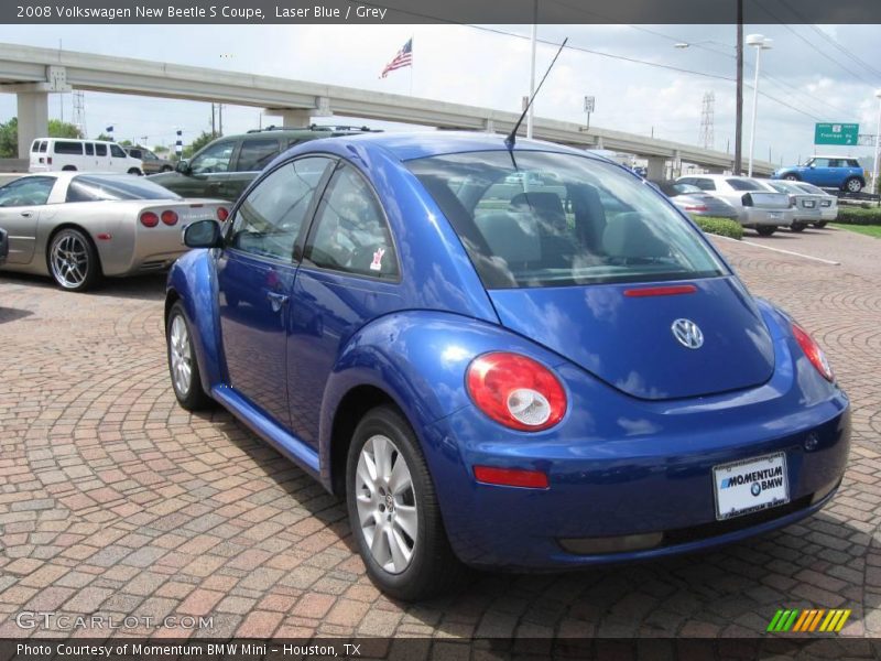 Laser Blue / Grey 2008 Volkswagen New Beetle S Coupe