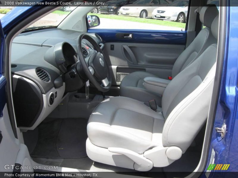 Laser Blue / Grey 2008 Volkswagen New Beetle S Coupe