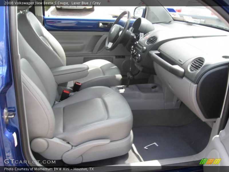 Laser Blue / Grey 2008 Volkswagen New Beetle S Coupe