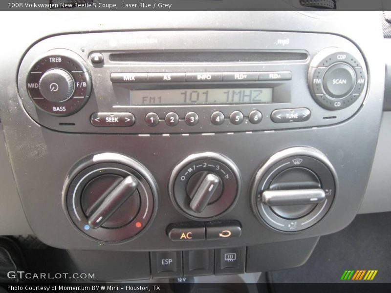 Laser Blue / Grey 2008 Volkswagen New Beetle S Coupe