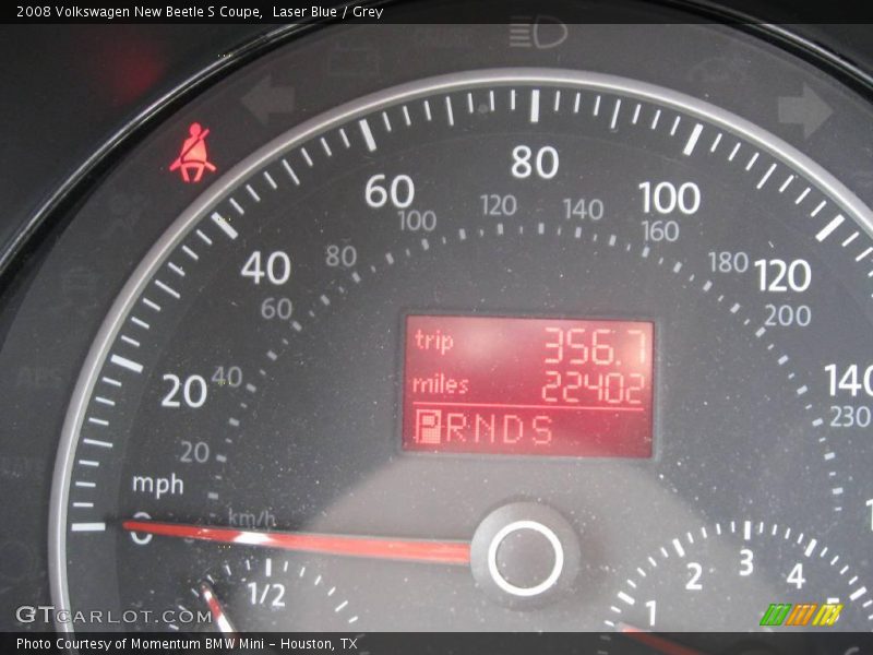 Laser Blue / Grey 2008 Volkswagen New Beetle S Coupe
