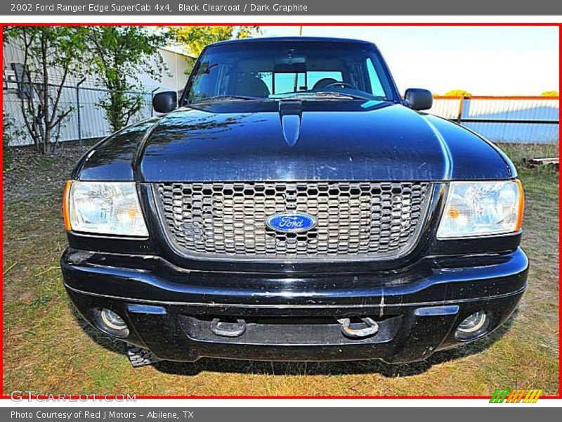 Black Clearcoat / Dark Graphite 2002 Ford Ranger Edge SuperCab 4x4