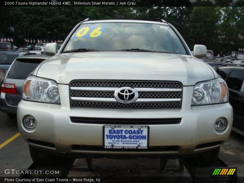 Millenium Silver Metallic / Ash Gray 2006 Toyota Highlander Hybrid 4WD