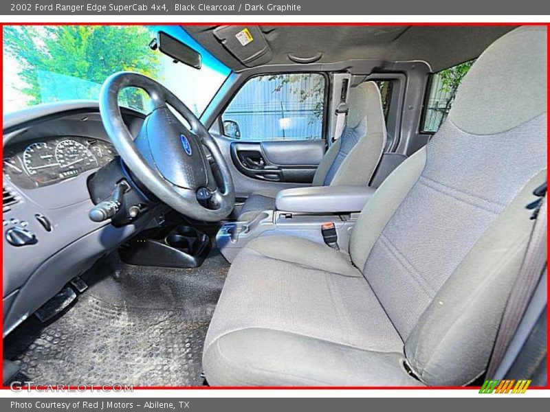 Black Clearcoat / Dark Graphite 2002 Ford Ranger Edge SuperCab 4x4