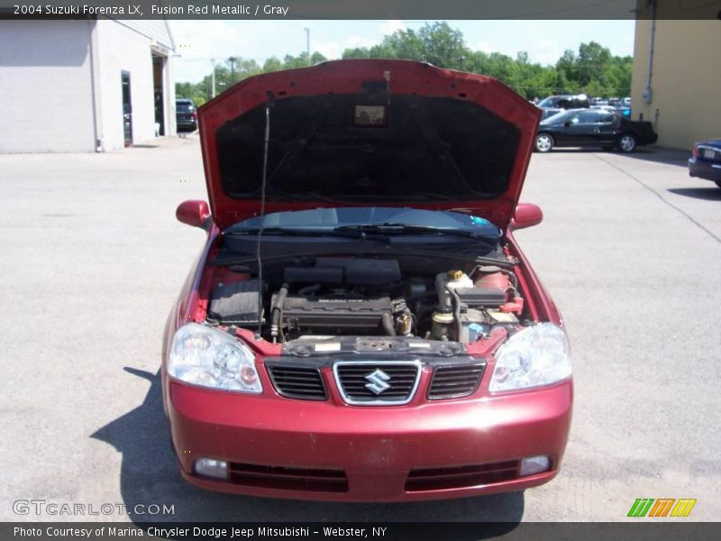 Fusion Red Metallic / Gray 2004 Suzuki Forenza LX