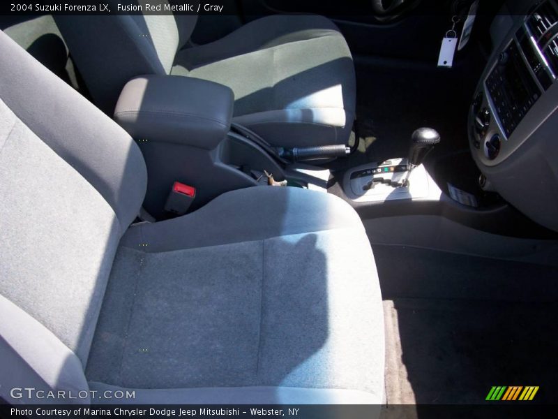 Fusion Red Metallic / Gray 2004 Suzuki Forenza LX