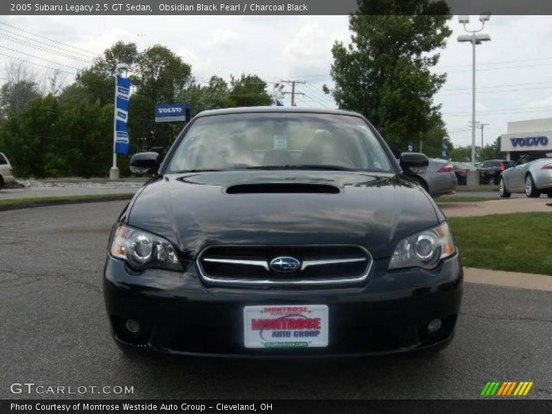 Obsidian Black Pearl / Charcoal Black 2005 Subaru Legacy 2.5 GT Sedan