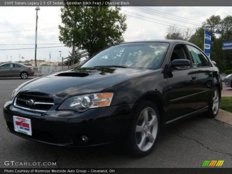 Obsidian Black Pearl / Charcoal Black 2005 Subaru Legacy 2.5 GT Sedan
