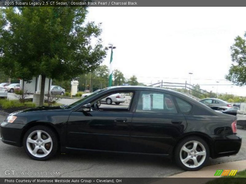 Obsidian Black Pearl / Charcoal Black 2005 Subaru Legacy 2.5 GT Sedan