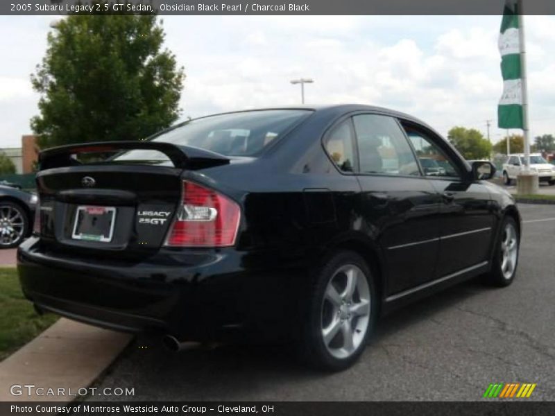 Obsidian Black Pearl / Charcoal Black 2005 Subaru Legacy 2.5 GT Sedan