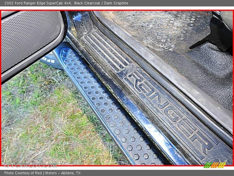 Black Clearcoat / Dark Graphite 2002 Ford Ranger Edge SuperCab 4x4