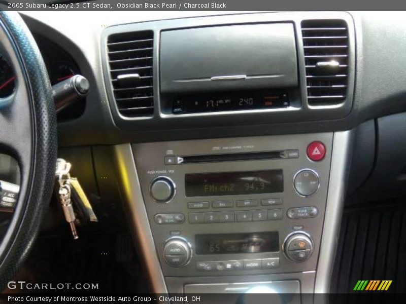 Obsidian Black Pearl / Charcoal Black 2005 Subaru Legacy 2.5 GT Sedan