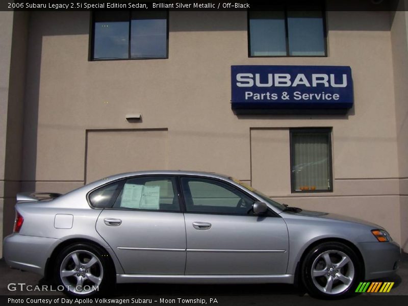 Brilliant Silver Metallic / Off-Black 2006 Subaru Legacy 2.5i Special Edition Sedan