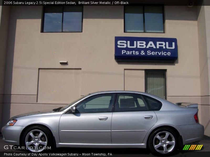 Brilliant Silver Metallic / Off-Black 2006 Subaru Legacy 2.5i Special Edition Sedan