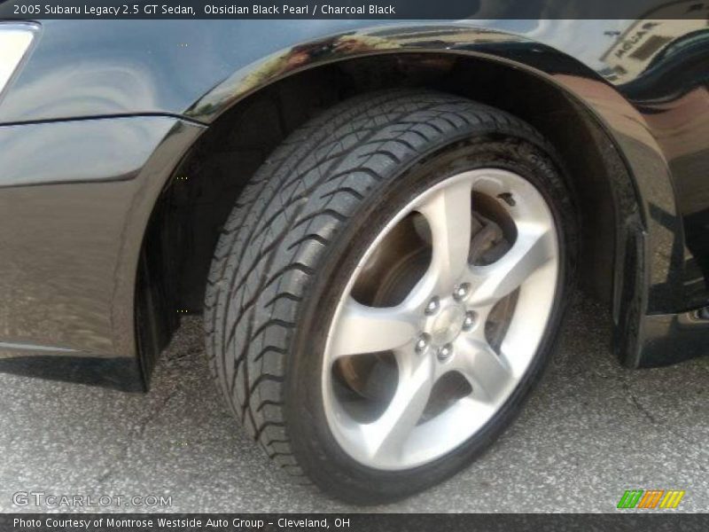 Obsidian Black Pearl / Charcoal Black 2005 Subaru Legacy 2.5 GT Sedan
