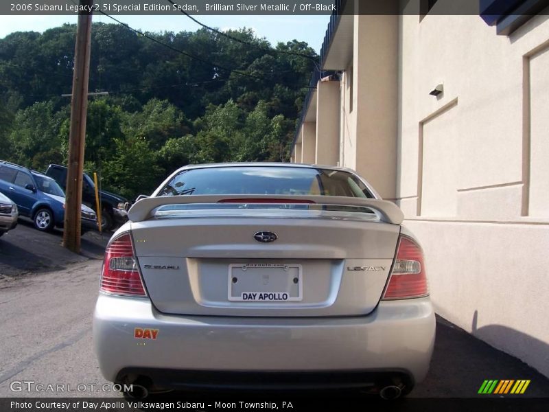 Brilliant Silver Metallic / Off-Black 2006 Subaru Legacy 2.5i Special Edition Sedan