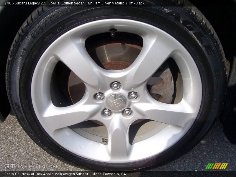 Brilliant Silver Metallic / Off-Black 2006 Subaru Legacy 2.5i Special Edition Sedan