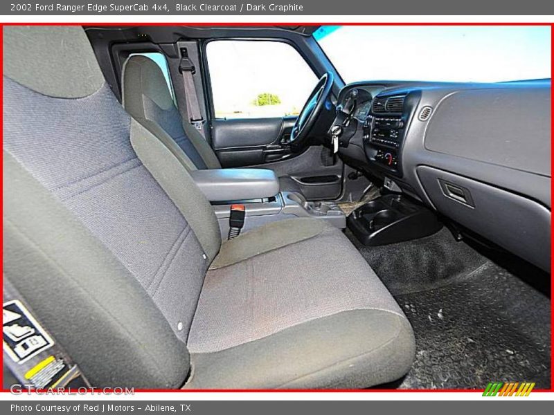 Black Clearcoat / Dark Graphite 2002 Ford Ranger Edge SuperCab 4x4
